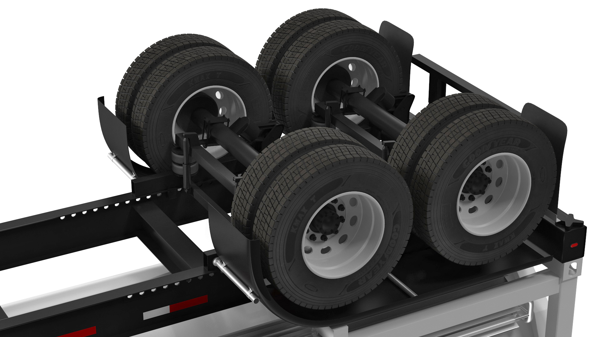 3D Marmon Truck with LNG Semi Trailer Gas Tank model