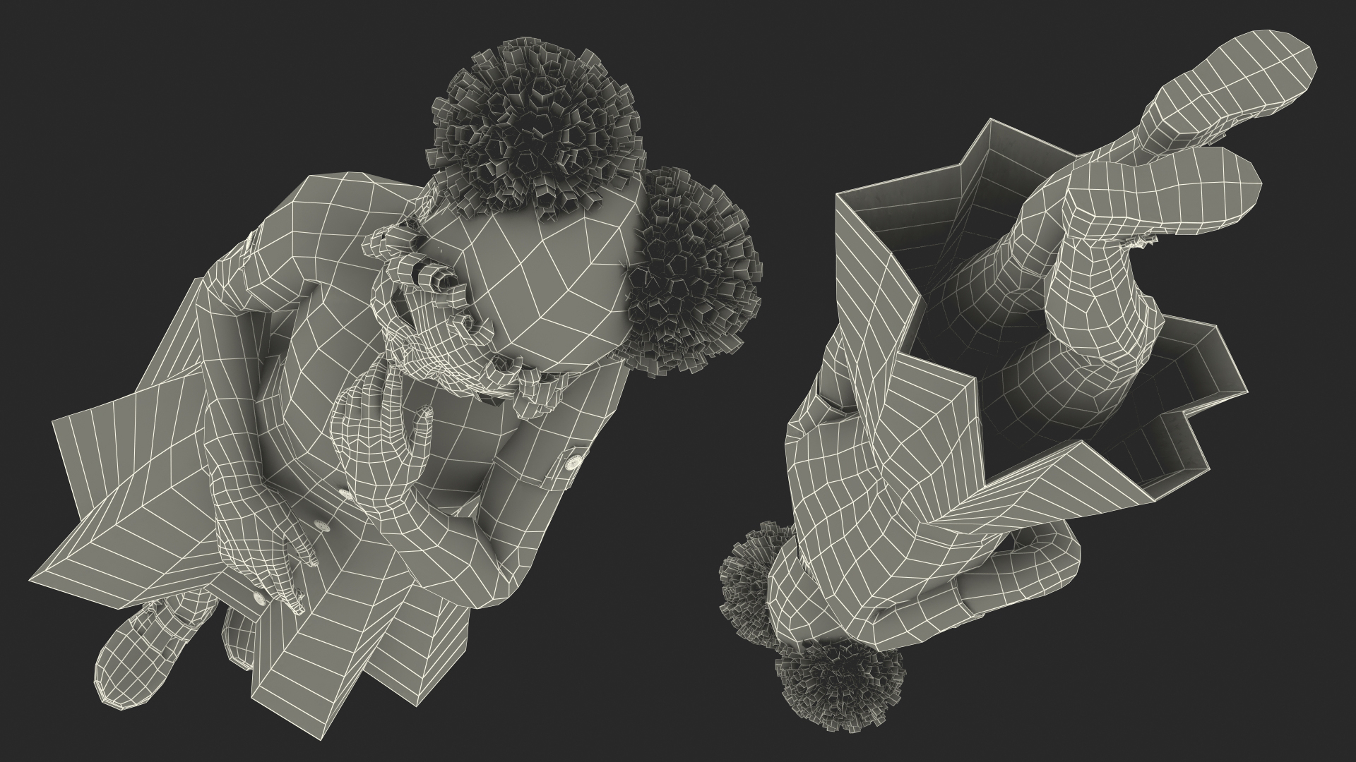 3D Black Child Girl