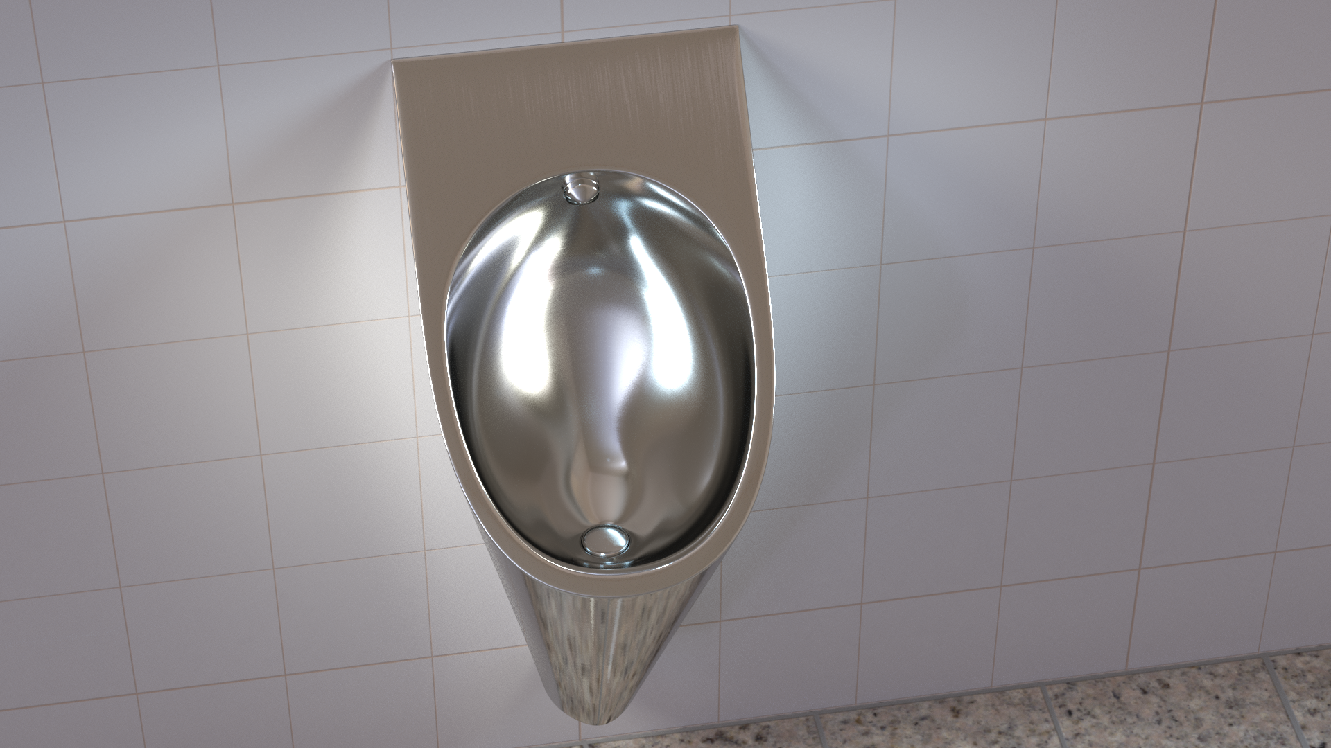Stainless Steel Pod Urinal, view 2