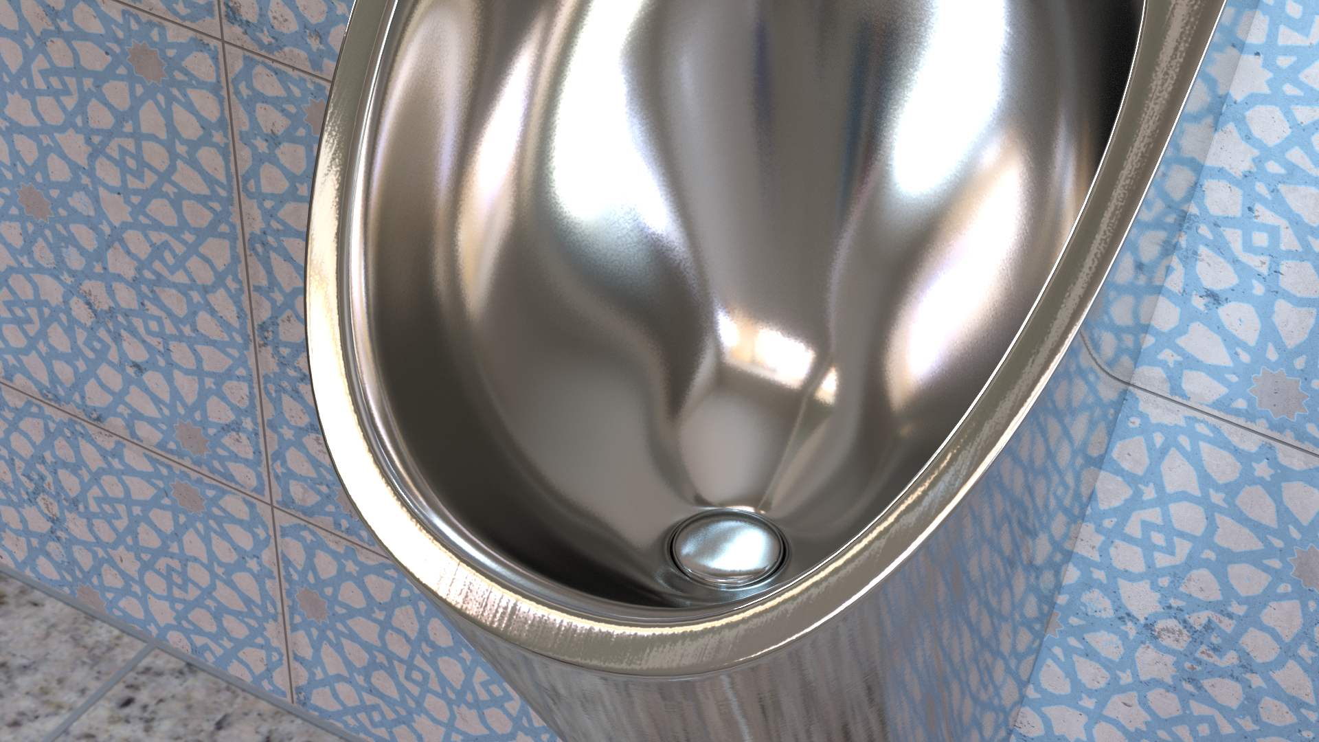 Stainless Steel Pod Urinal, view 11