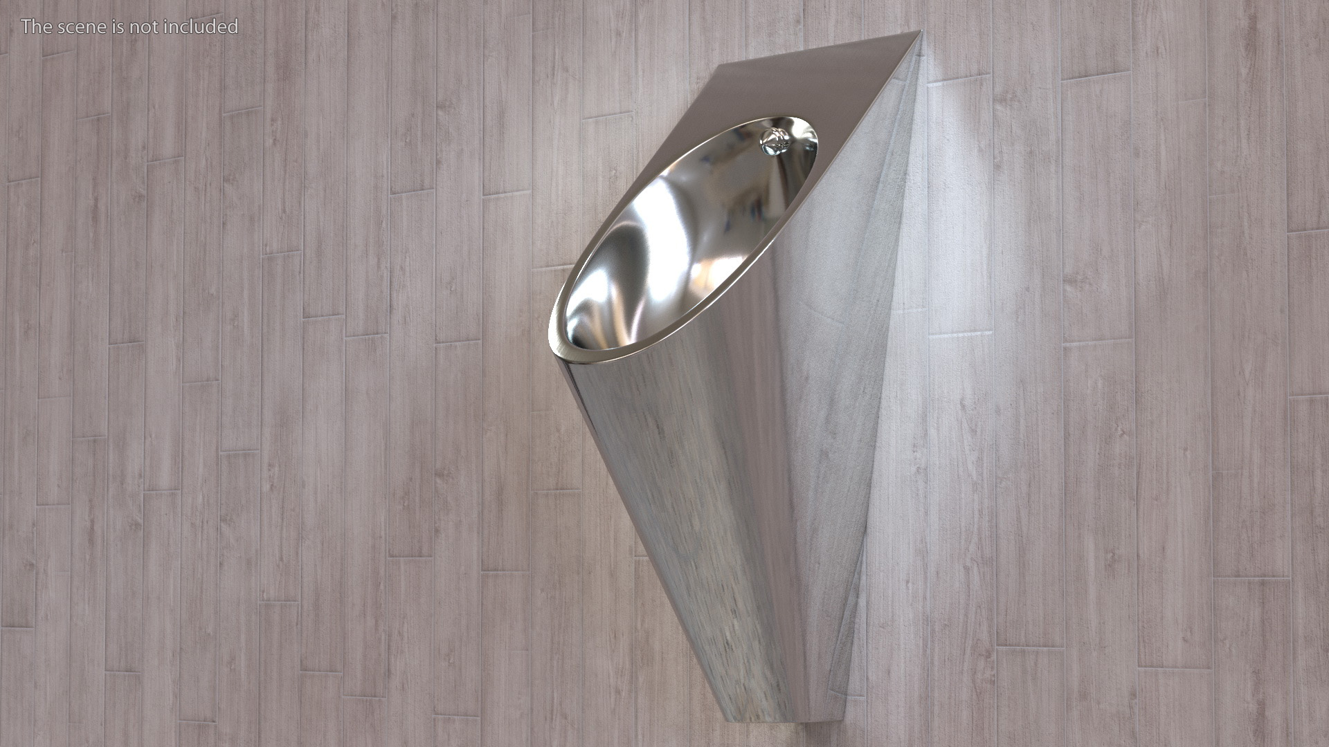 3D Stainless Steel Pod Urinal