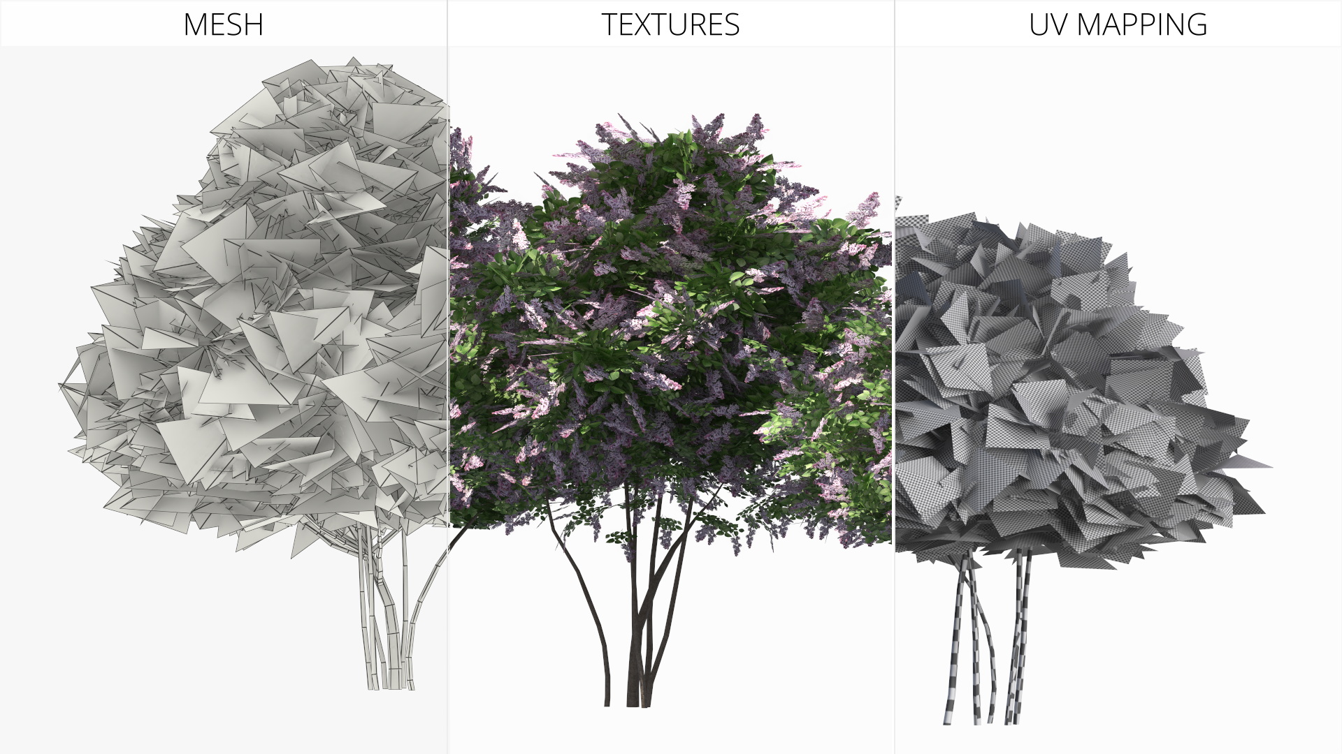 Lilac Bushes Set, view 9