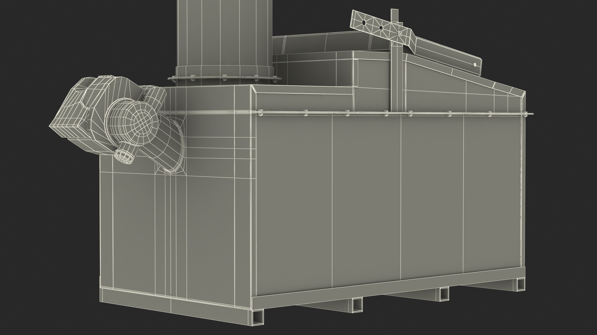 3D Multi Purpose Incinerator Generic model