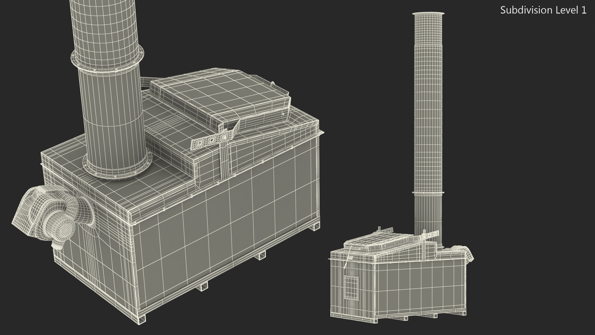 3D Multi Purpose Incinerator Generic model