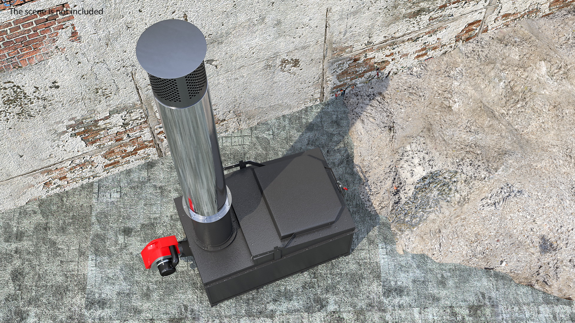 3D Multi Purpose Incinerator Generic model