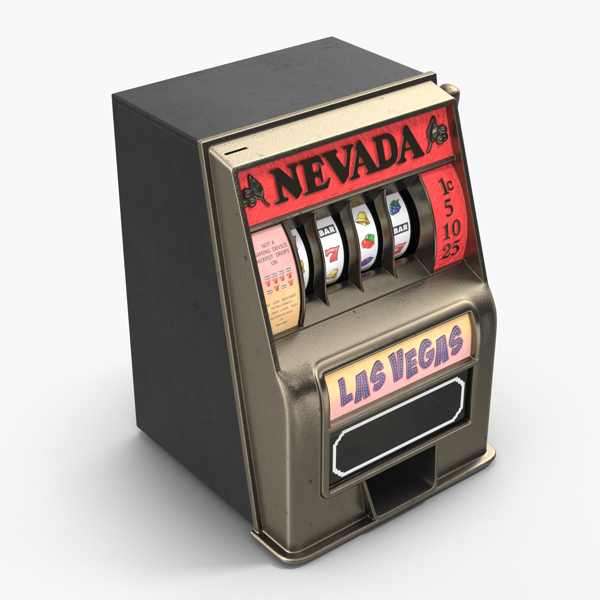 3D model Vintage Slot Machine