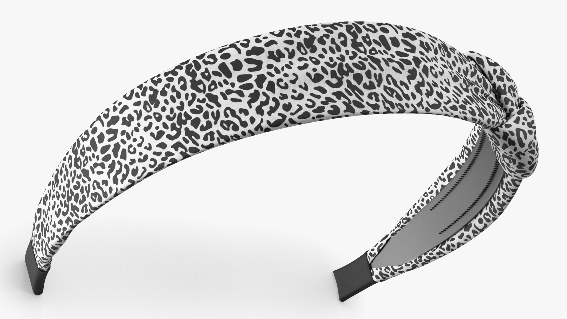 Wide Headwear White 3D model