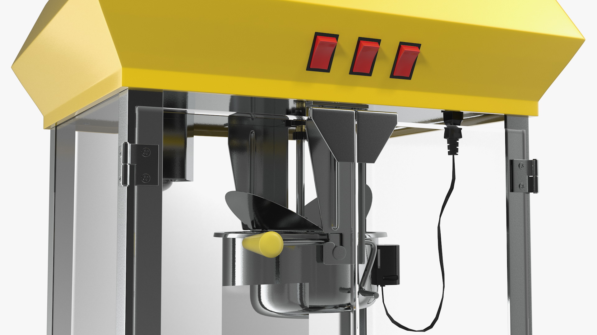 3D Carnival Popcorn Popper Cart Generic
