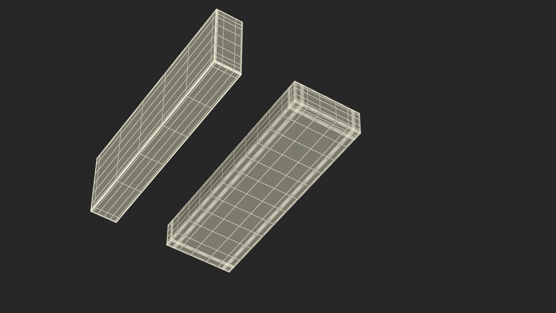 3D model Empty Chocolate Box True Choco Open