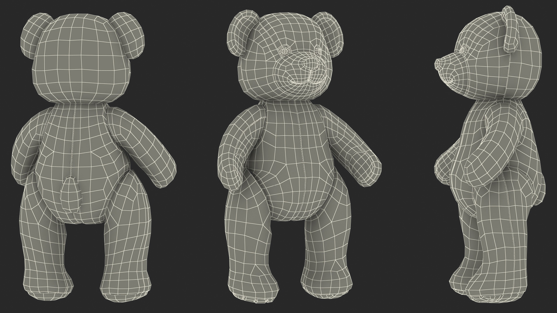 Teddy Bear Light Color 3D