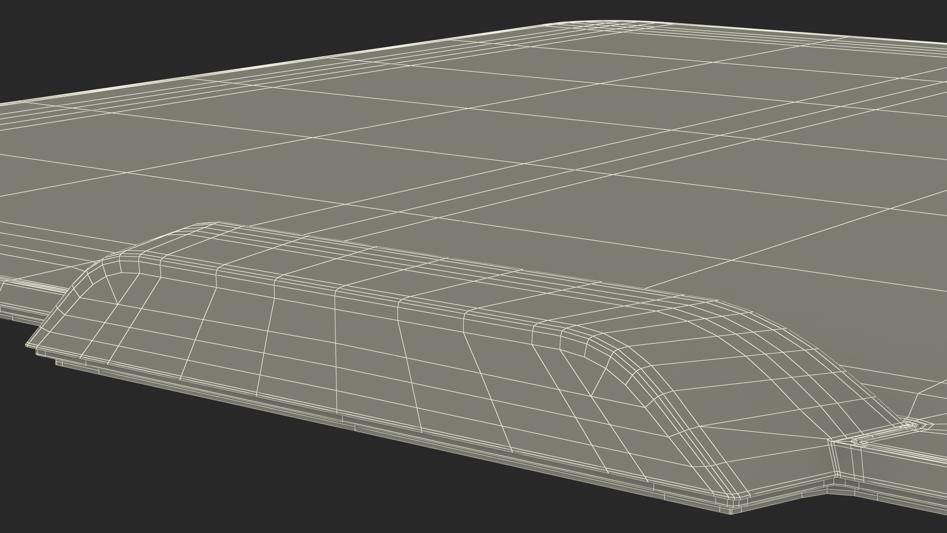3D HyperX FURY Ultra RGB Gaming Mouse Pad model