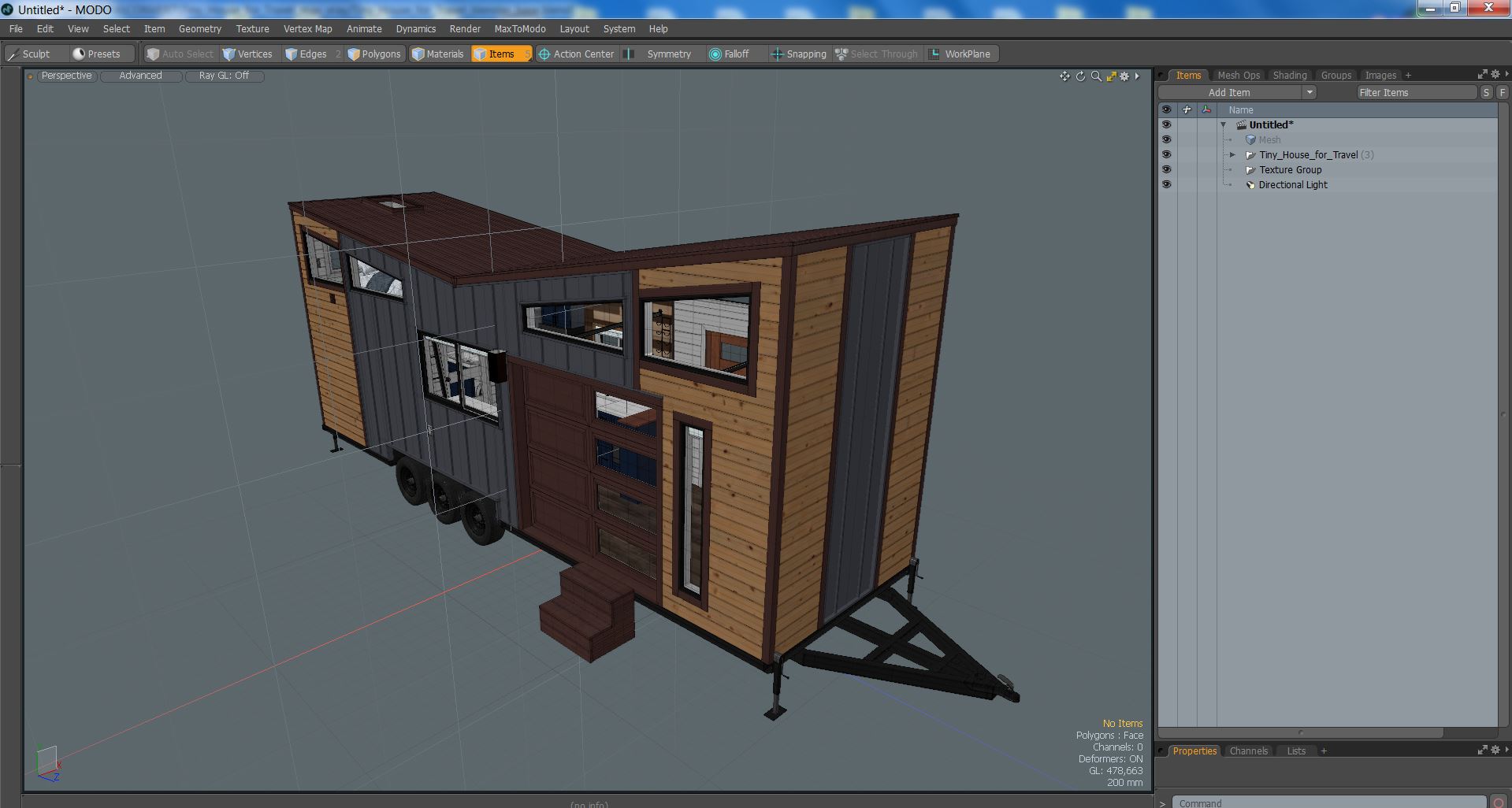 3D Tiny House for Travel