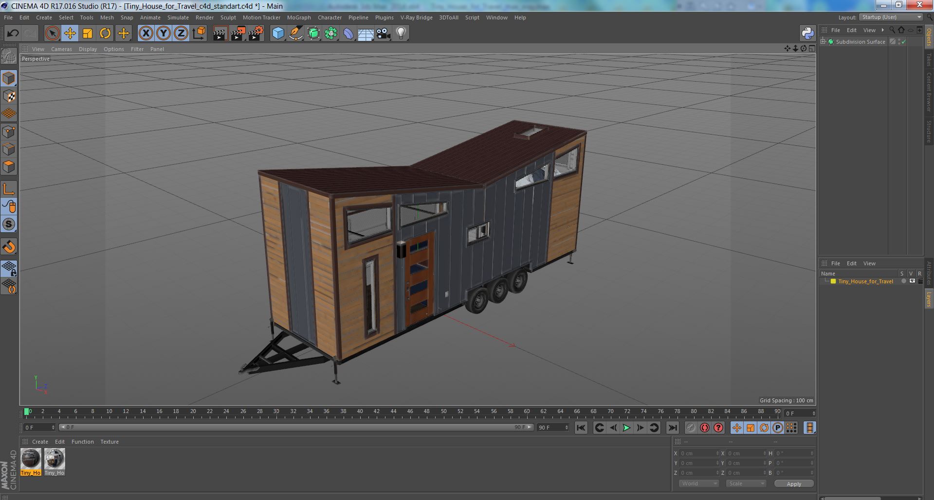 3D Tiny House for Travel