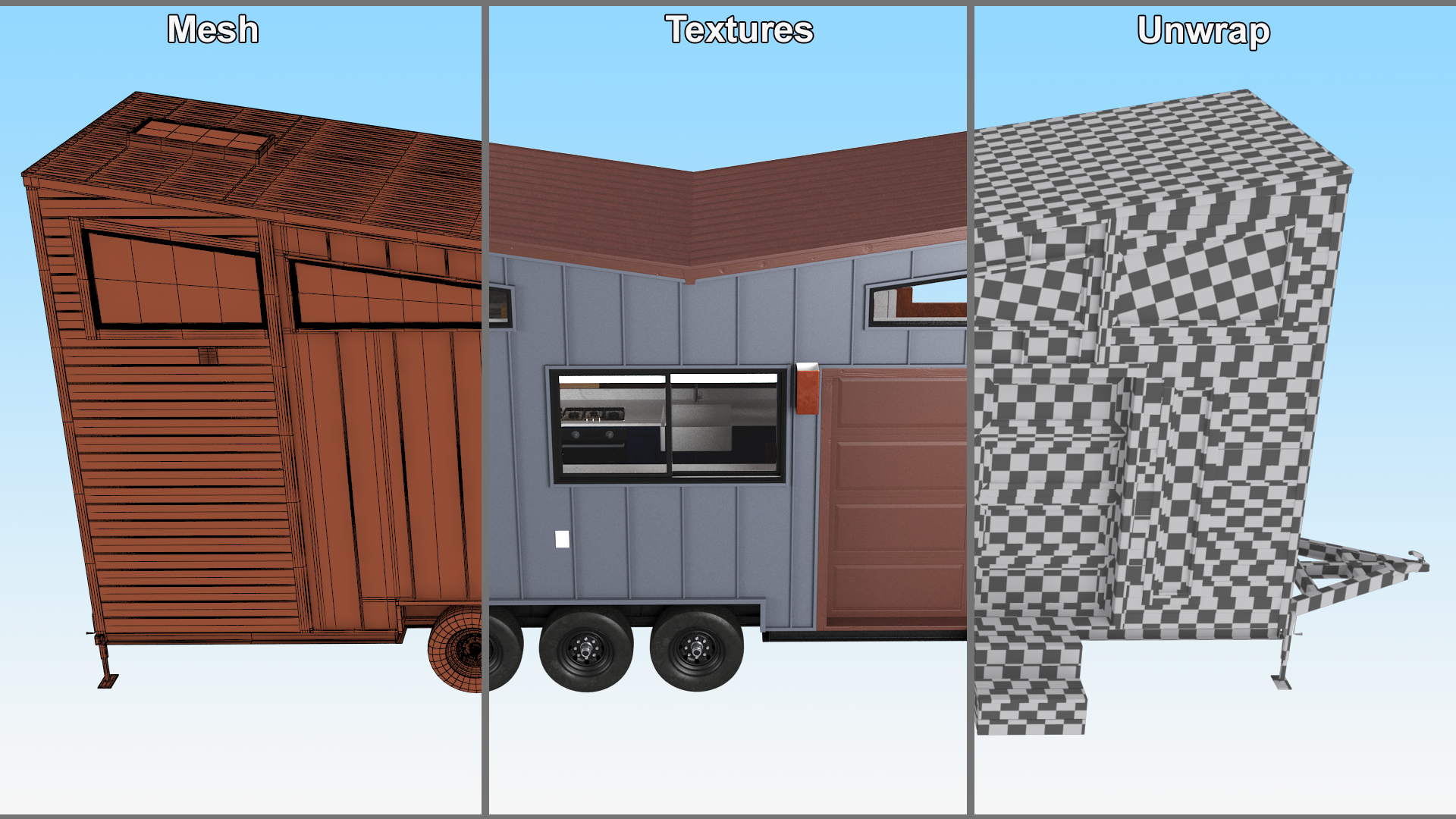 3D Tiny House for Travel