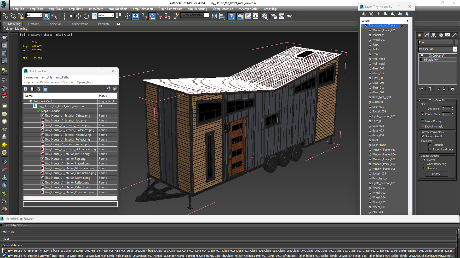 3D Tiny House for Travel