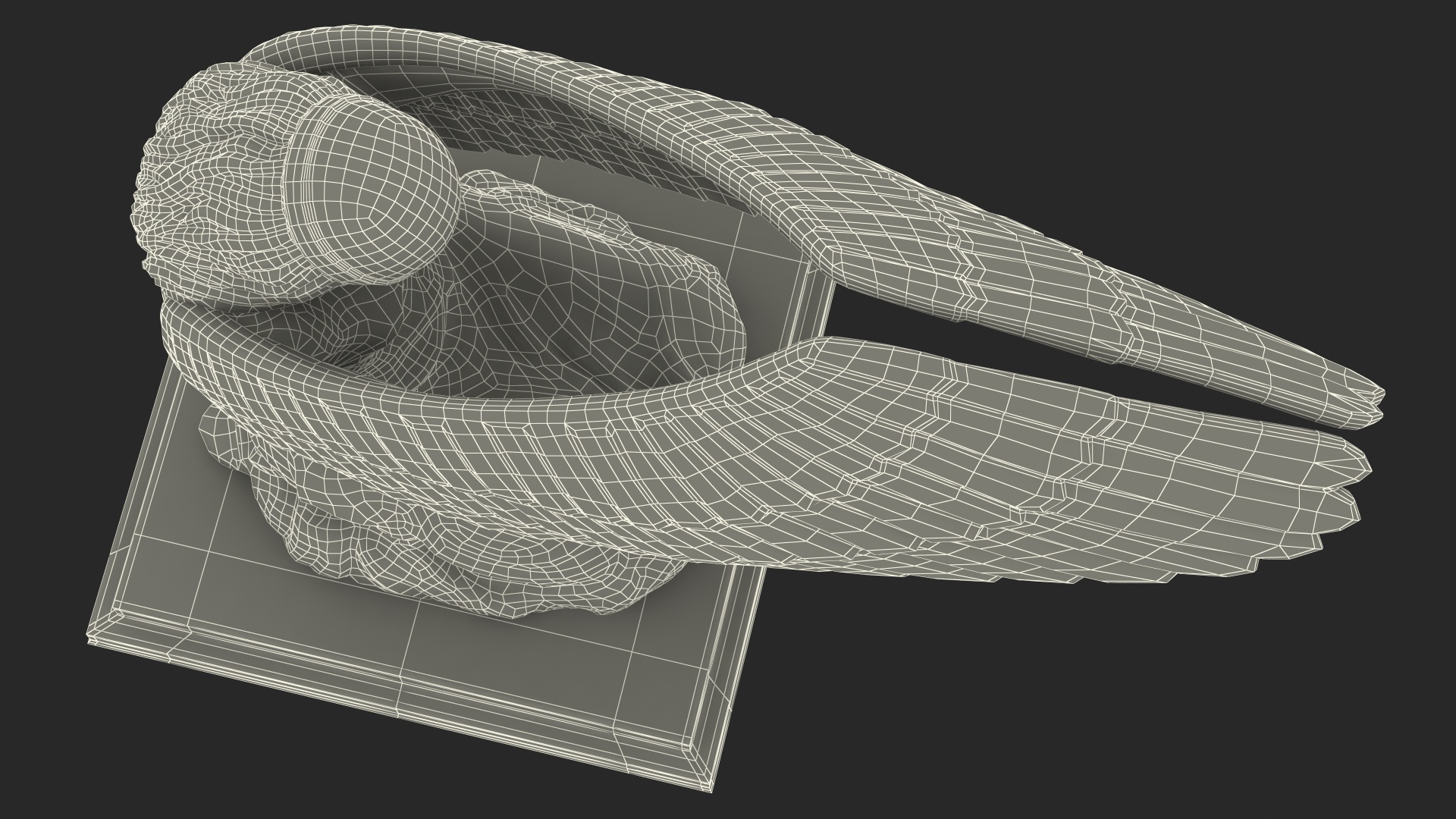 3D Ark of Covenant Angel Figure model