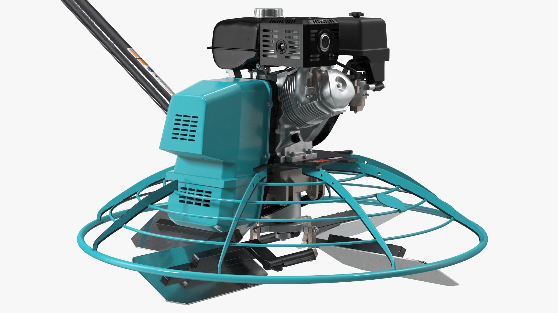 3D Blue Gasoline Power Trowel