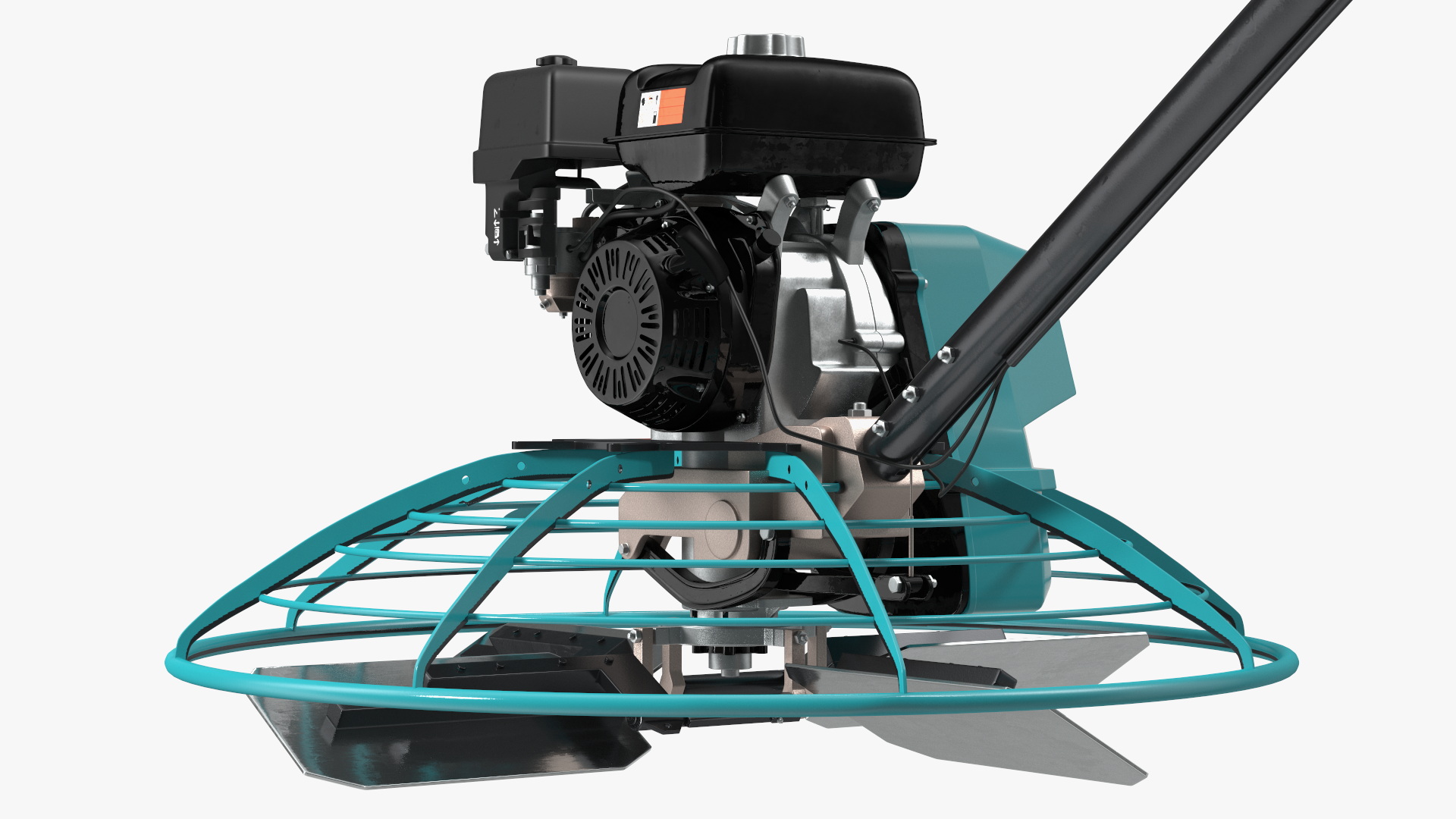 3D Blue Gasoline Power Trowel