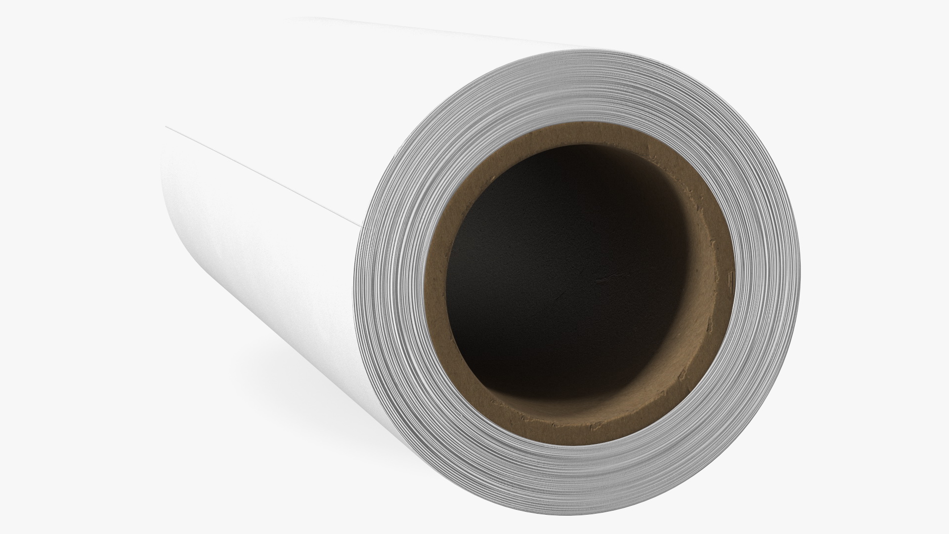 3D Paper Roll White