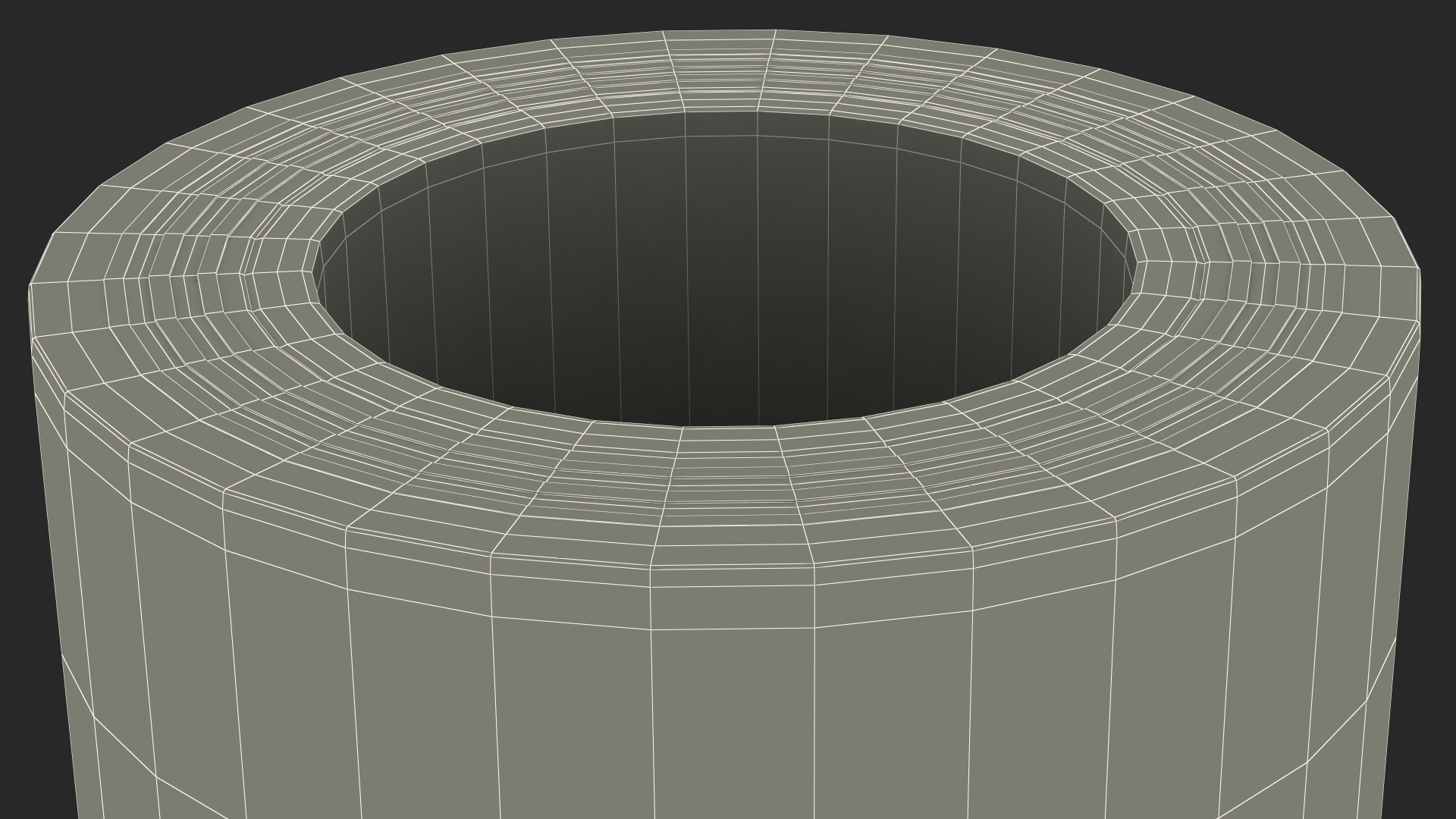 3D Paper Roll White