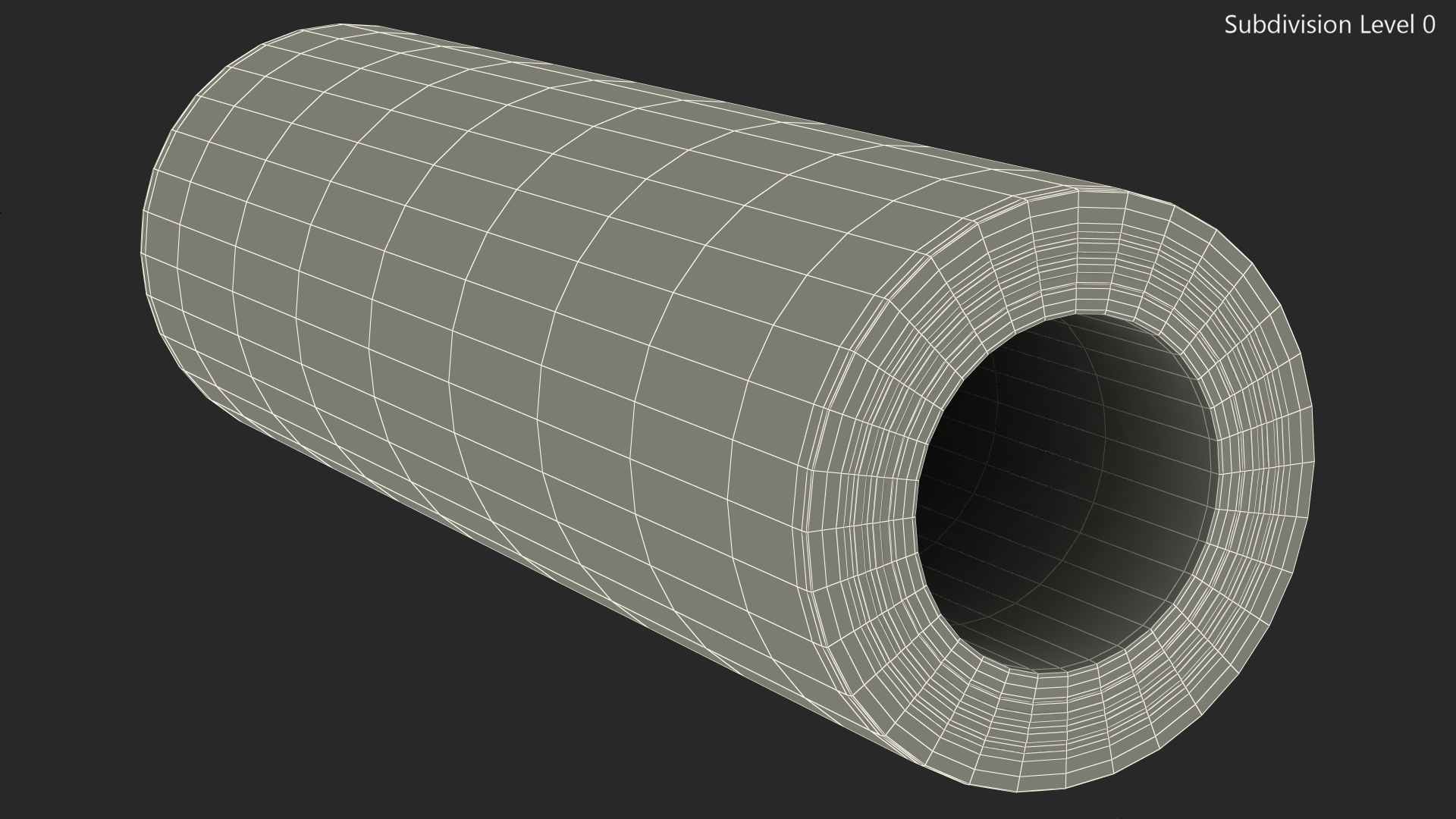3D Paper Roll White