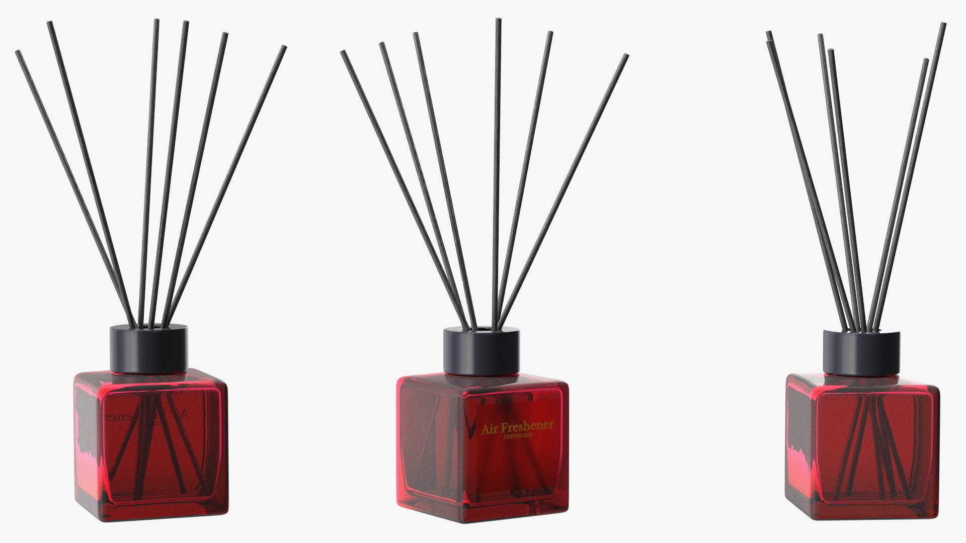 3D Stick Air Freshener Red model