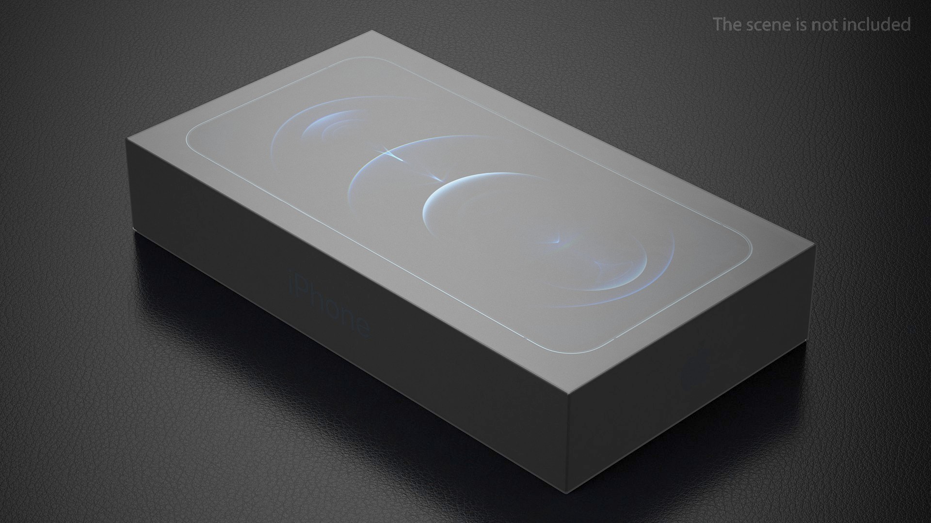 3D model iPhone 12 Pro Box Pacific Blue