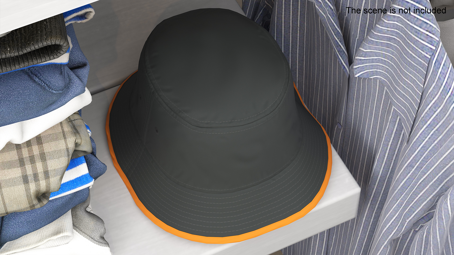Cotton Fisherman Bucket Hat 3D