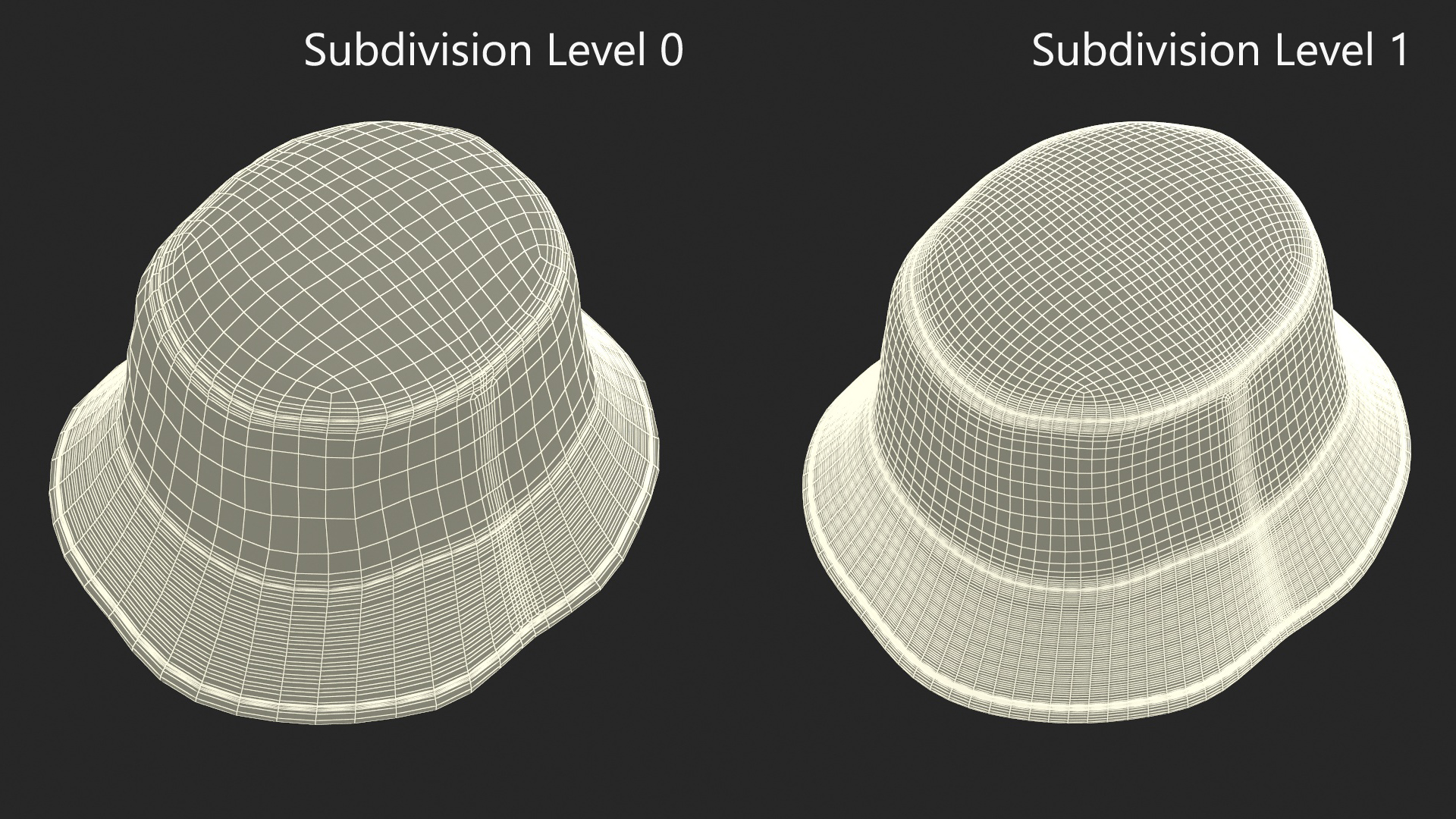 Cotton Fisherman Bucket Hat 3D