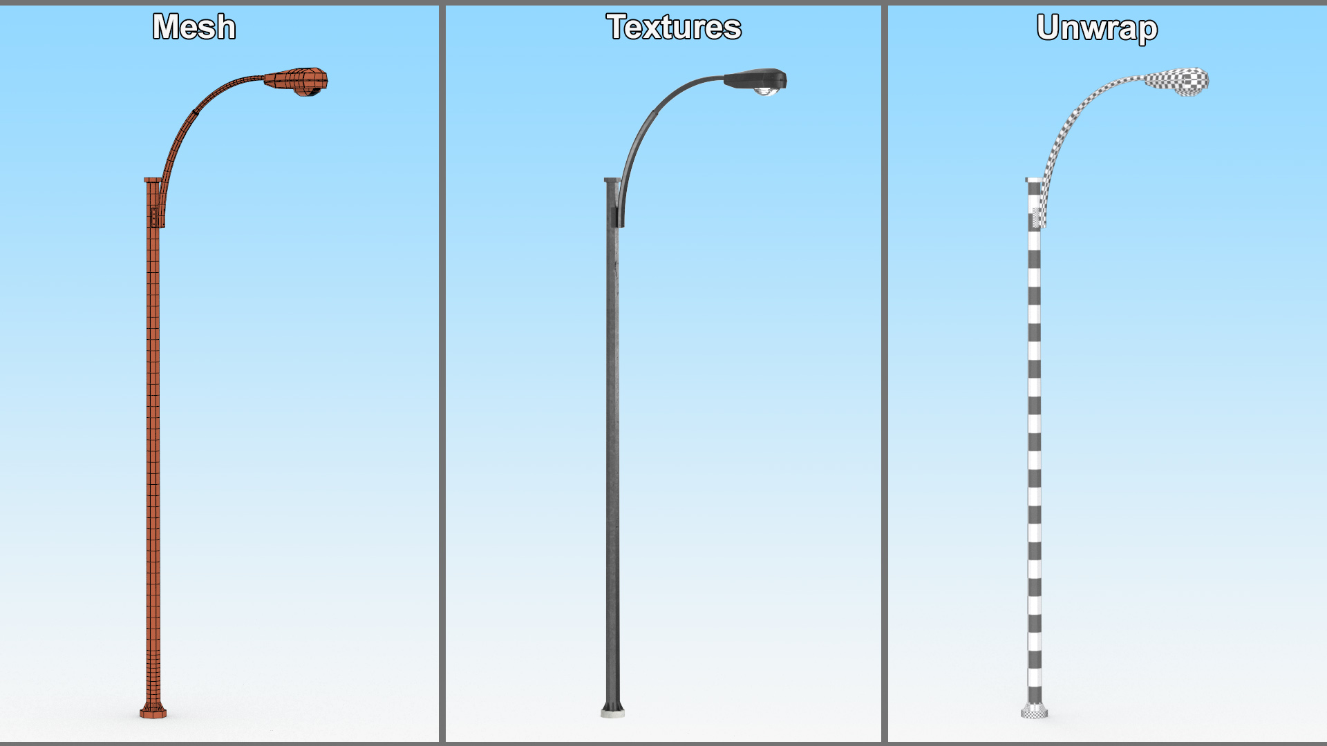 Street Light Pole 3D