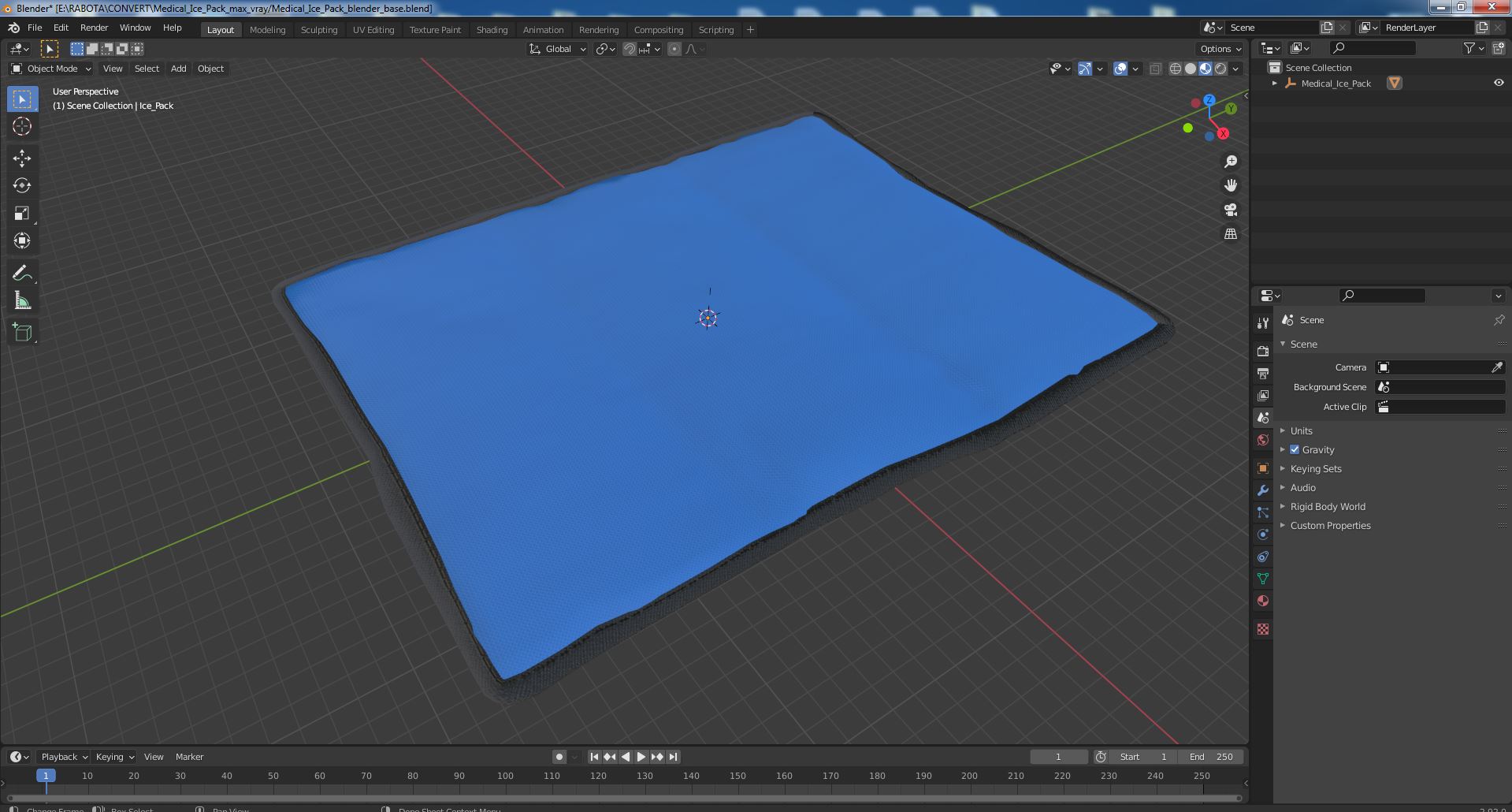 3D Medical Ice Pack