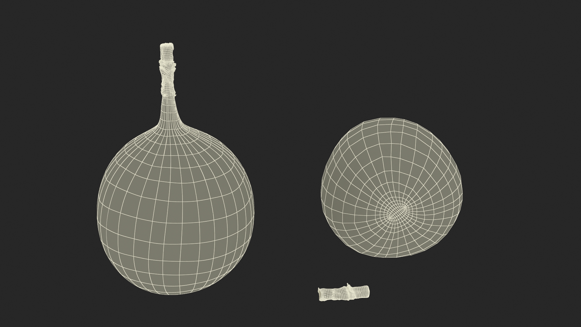 3D model Passion Fruit and Flowers