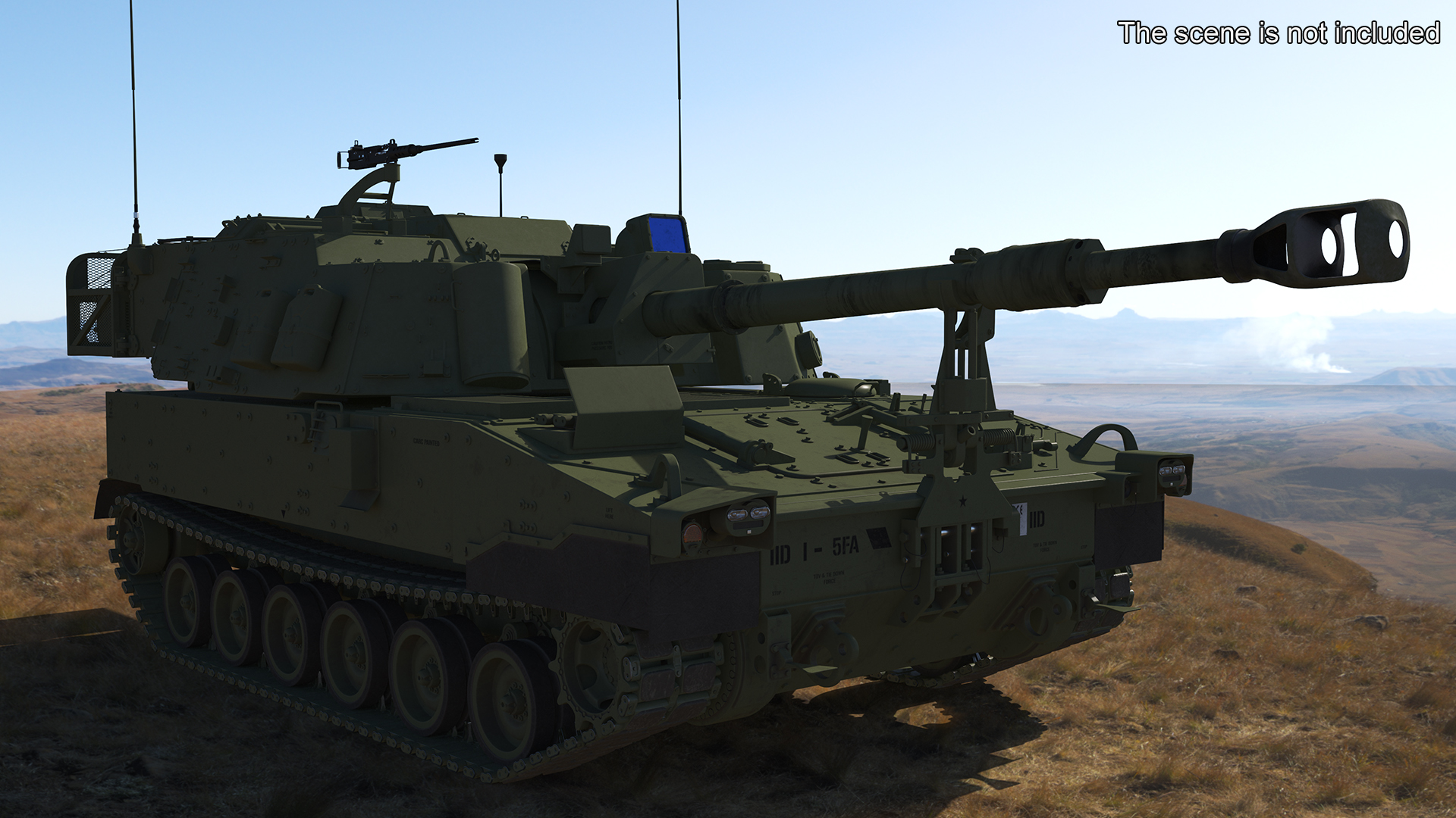 Military Howitzer M109A7 Paladin 3D