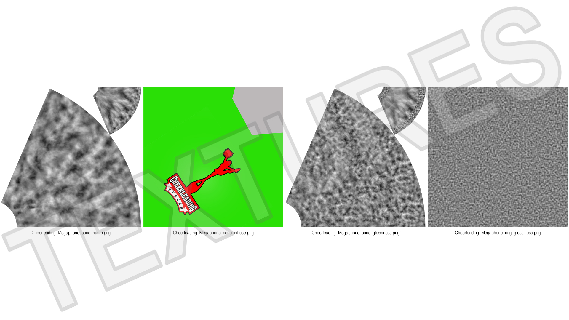 Cheerleading Megaphone 3D