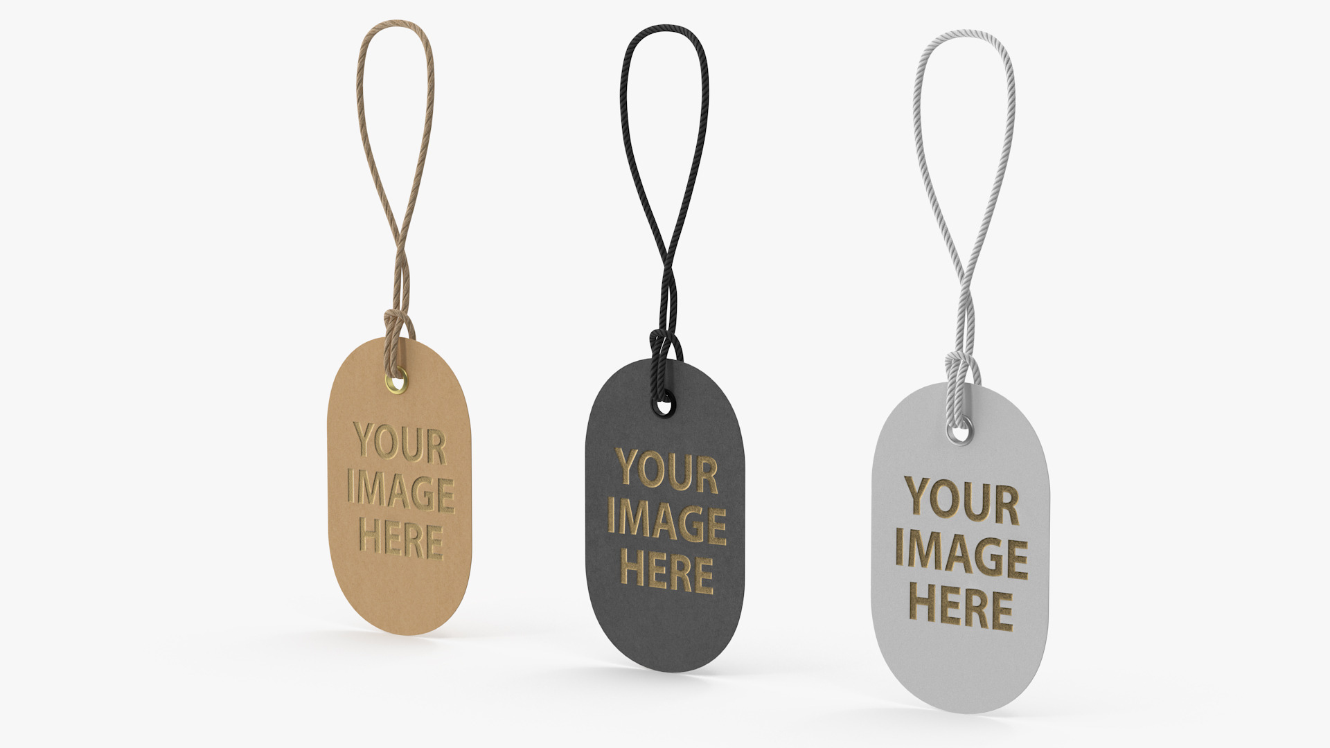 Label Tag Ellipse 3D