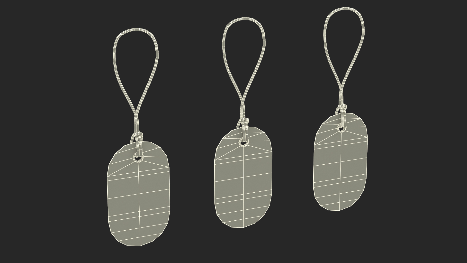 Label Tag Ellipse 3D