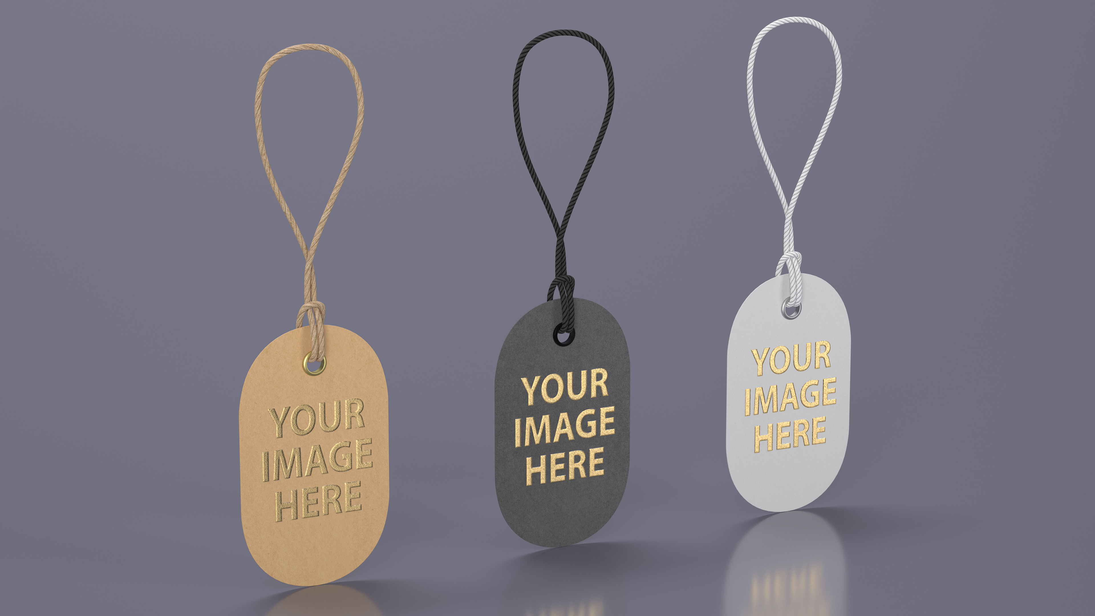 Label Tag Ellipse 3D