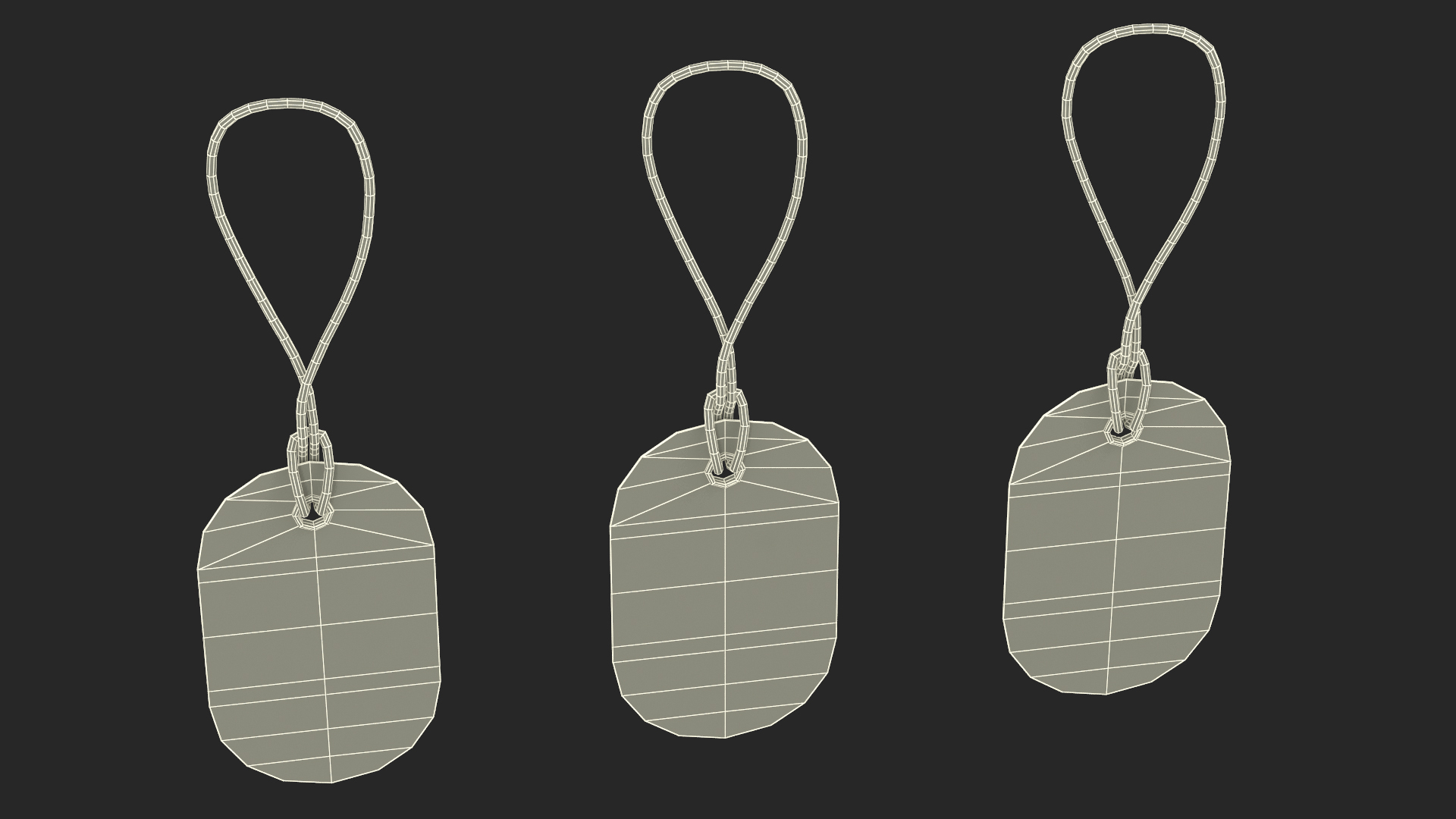 Label Tag Ellipse 3D