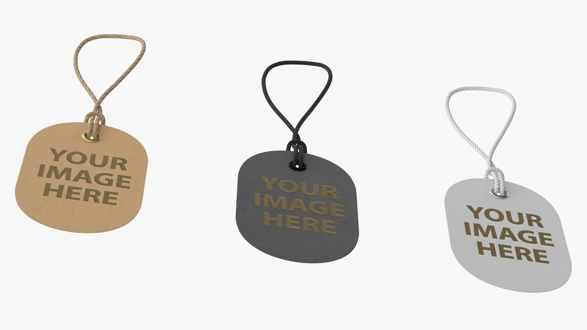 Label Tag Ellipse 3D