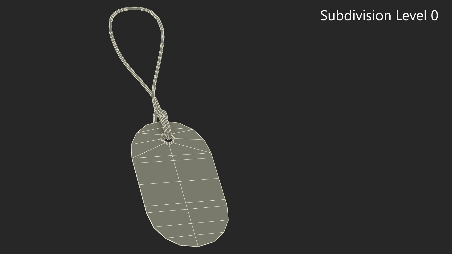 Label Tag Ellipse 3D