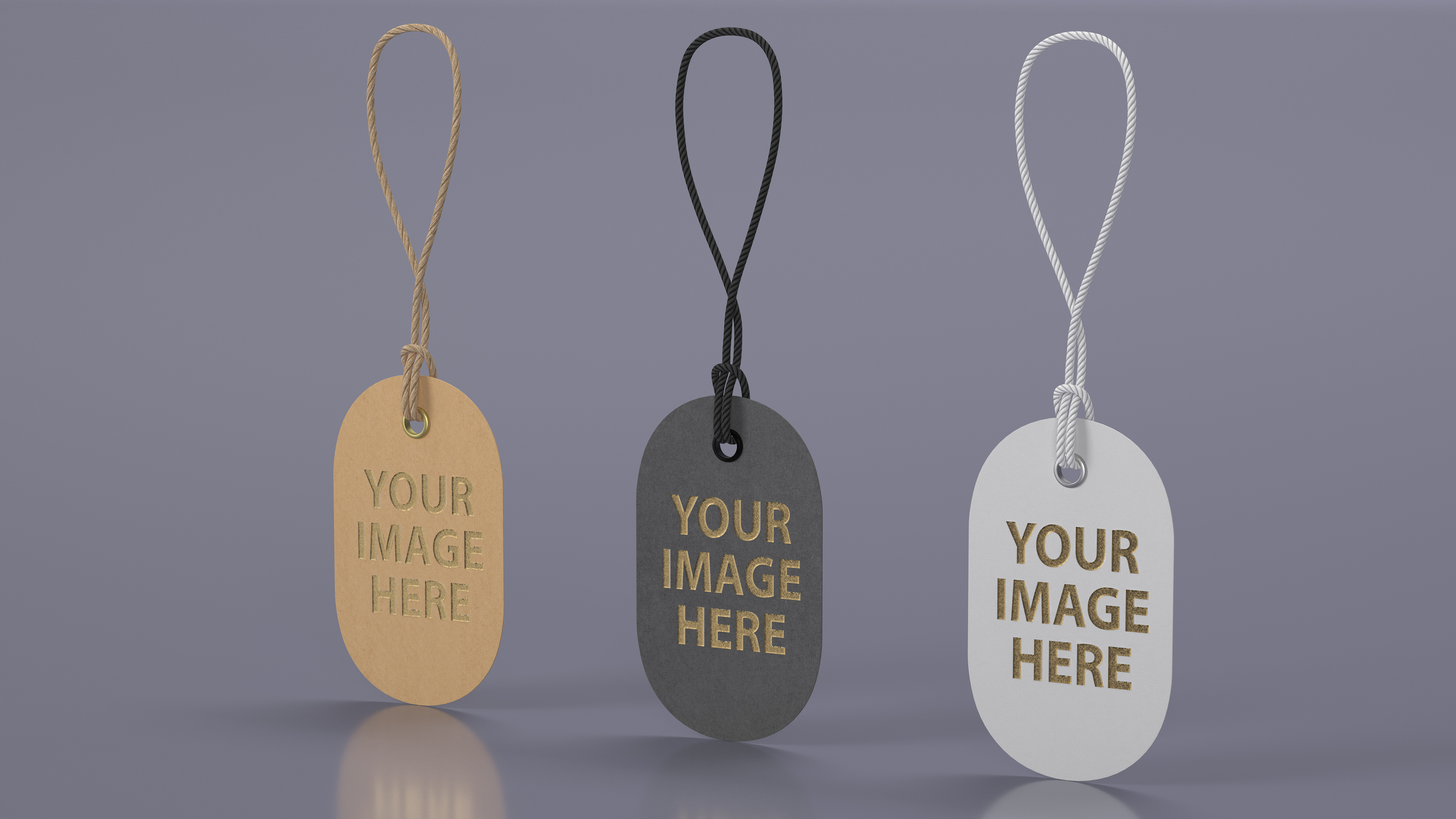 Label Tag Ellipse 3D
