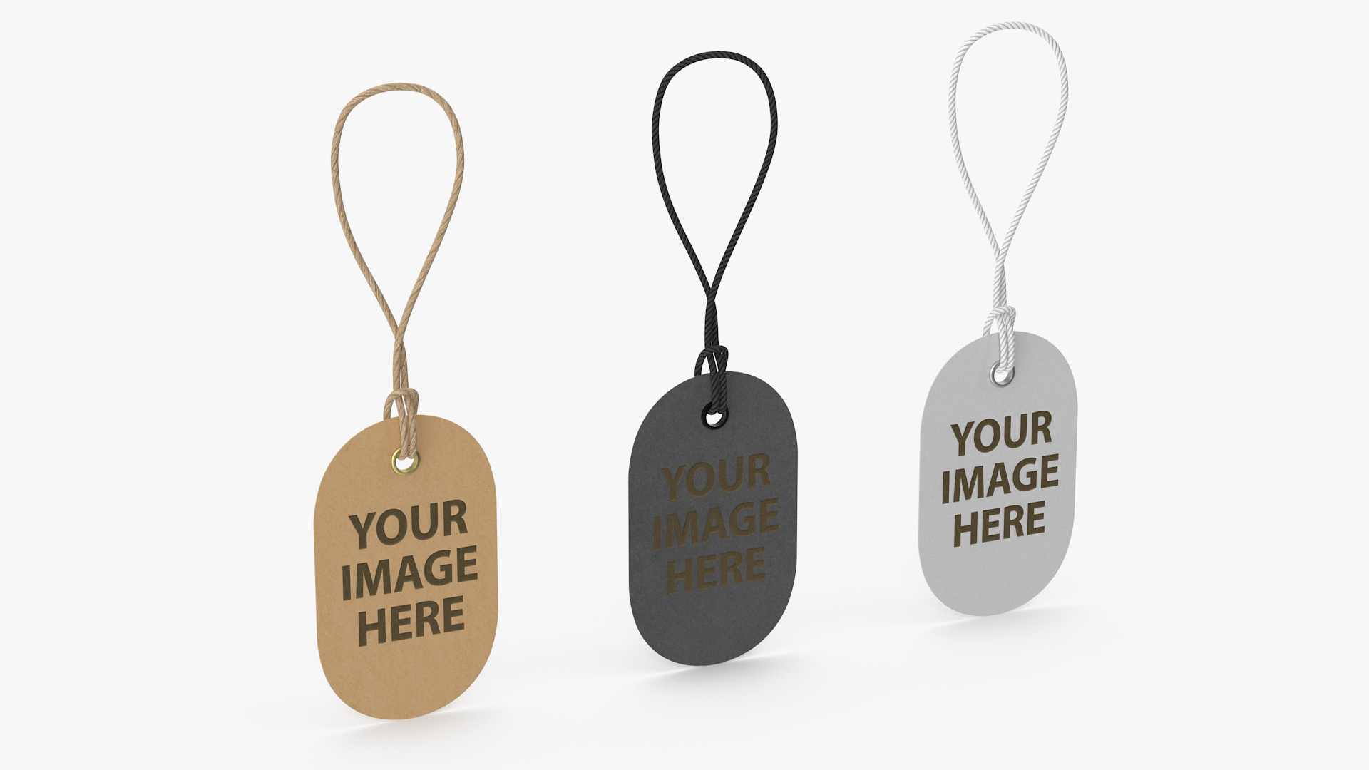 Label Tag Ellipse 3D