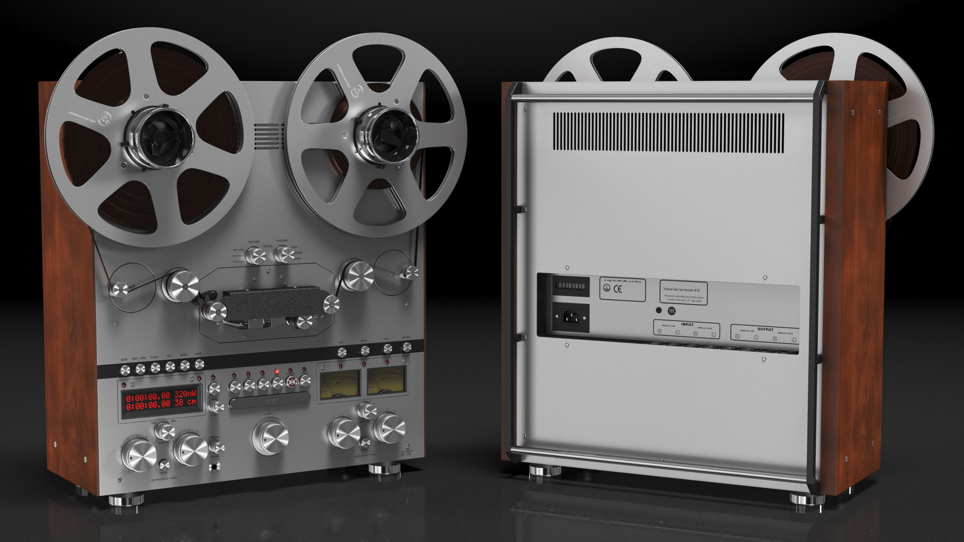 3D Reel to Reel Tape Recorder