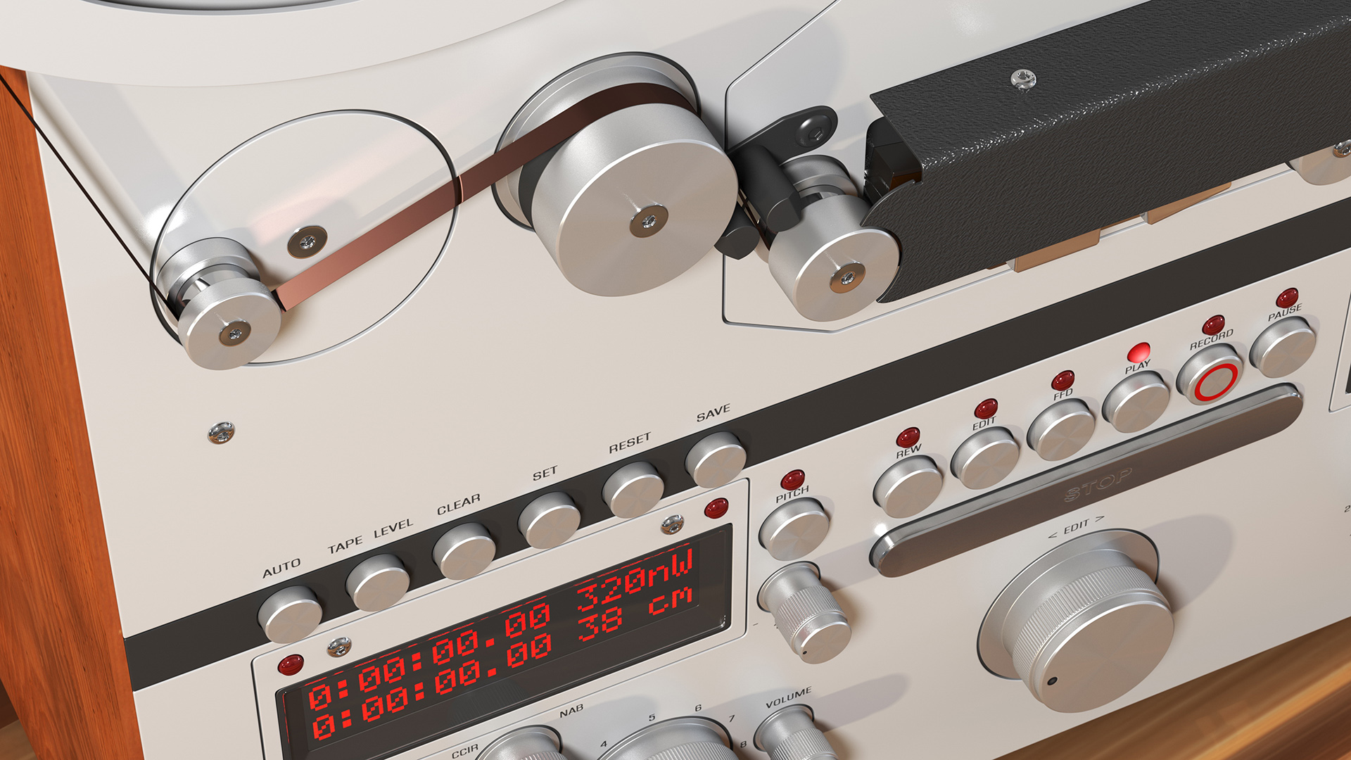 3D Reel to Reel Tape Recorder