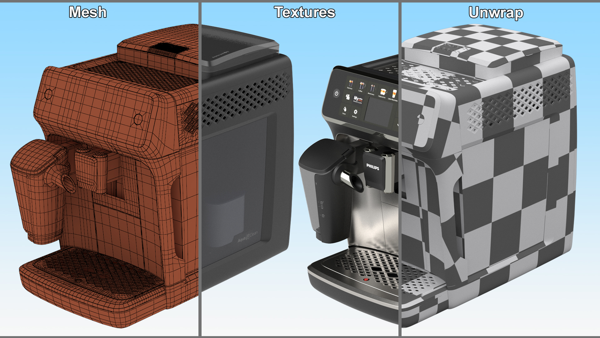Coffee Machine Philips 5400 3D