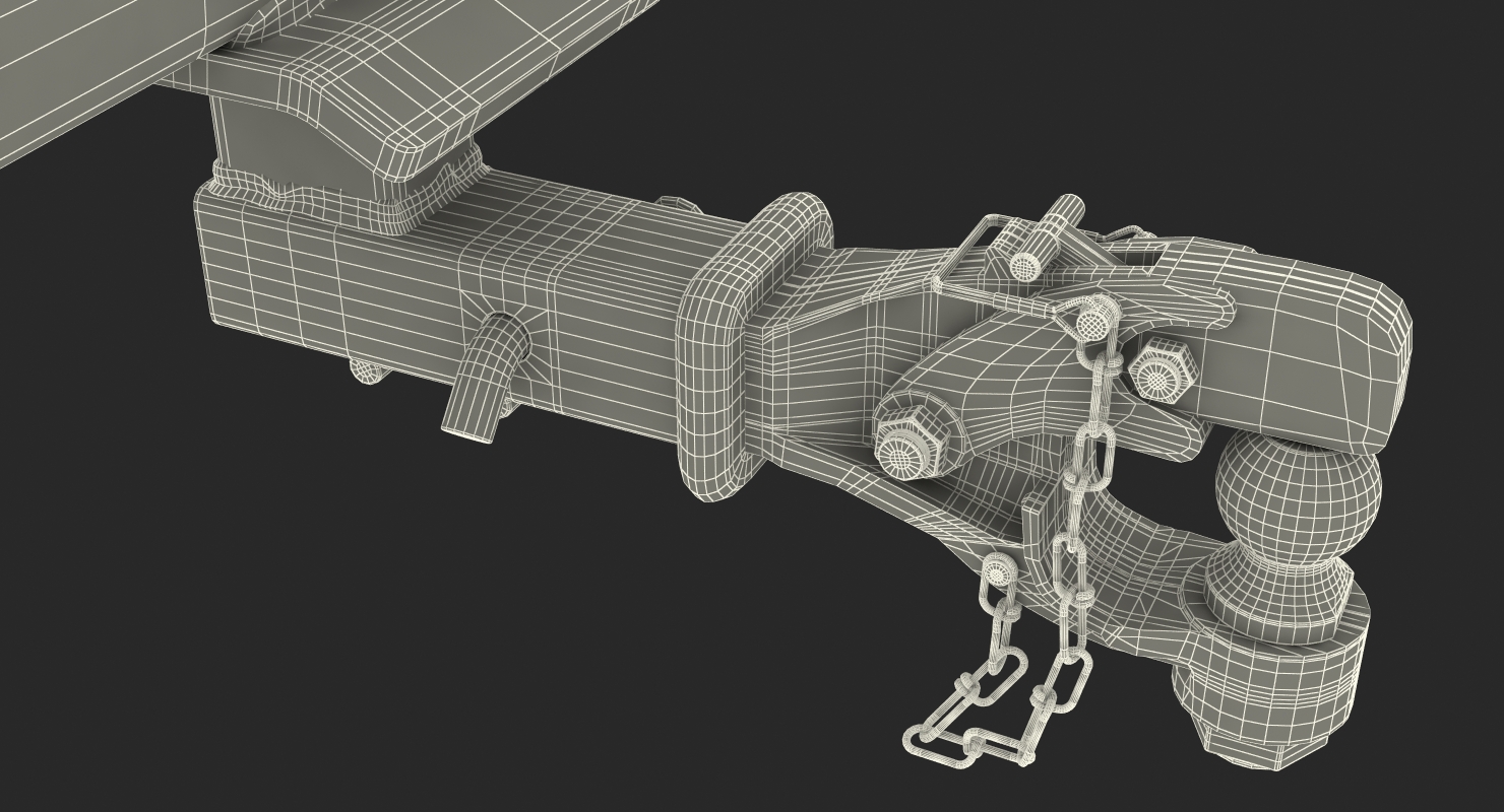 3D Tow Hitch Receiver model