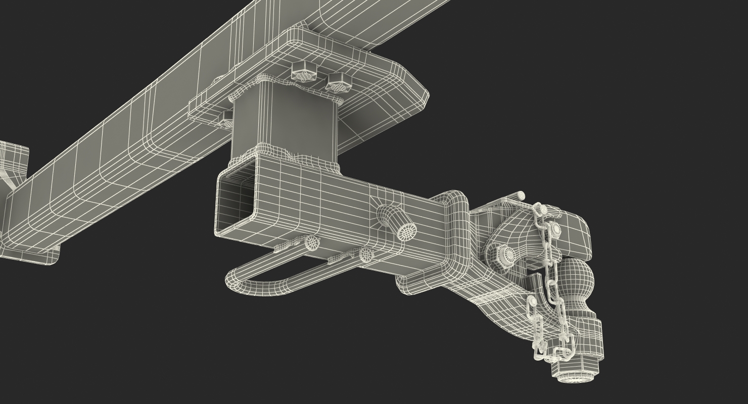 3D Tow Hitch Receiver model
