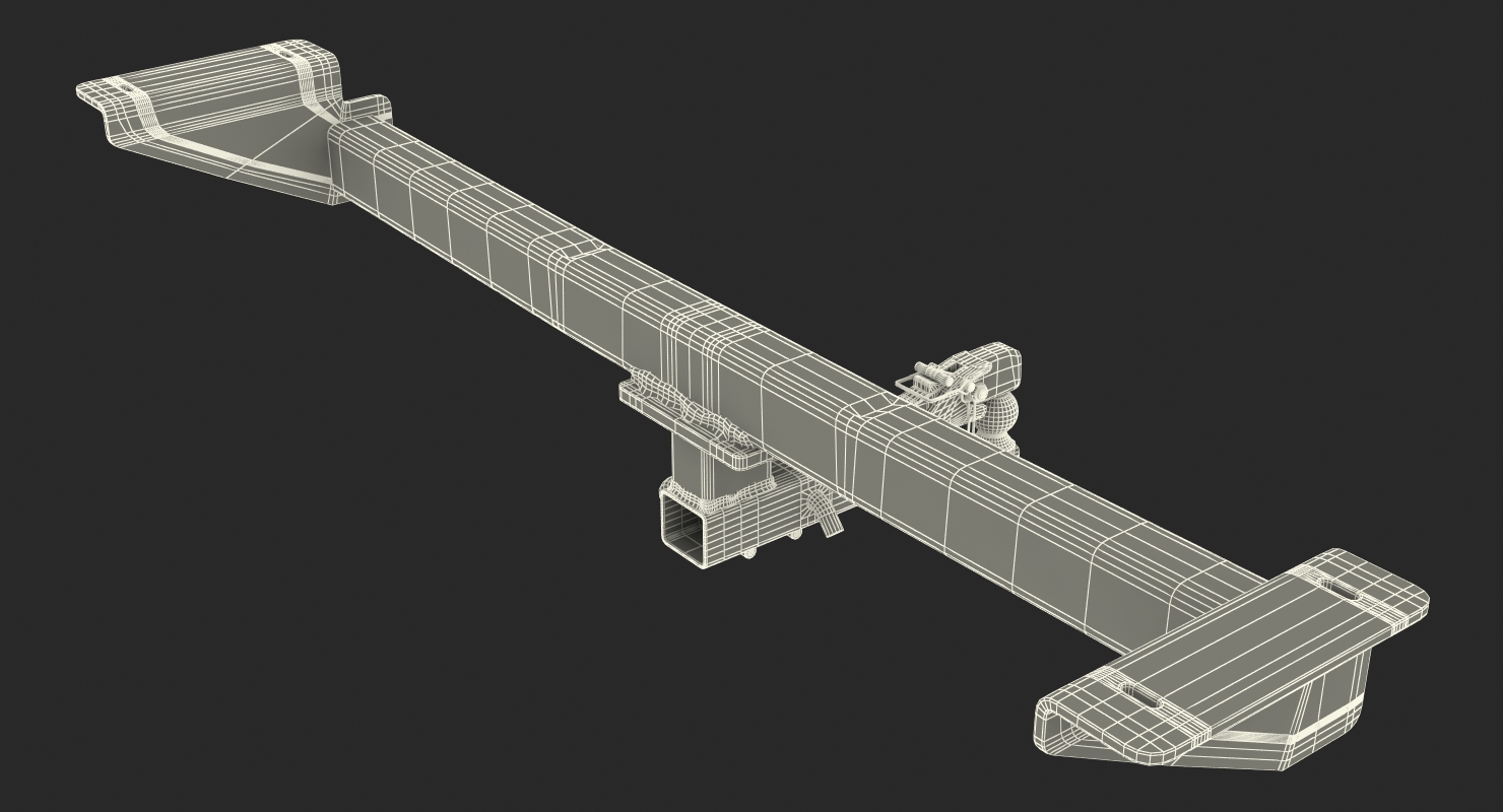 3D Tow Hitch Receiver model