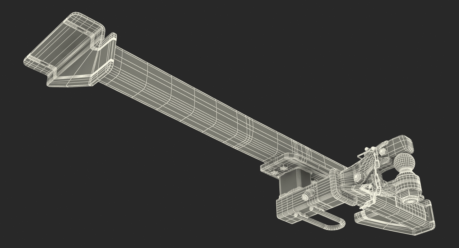 3D Tow Hitch Receiver model