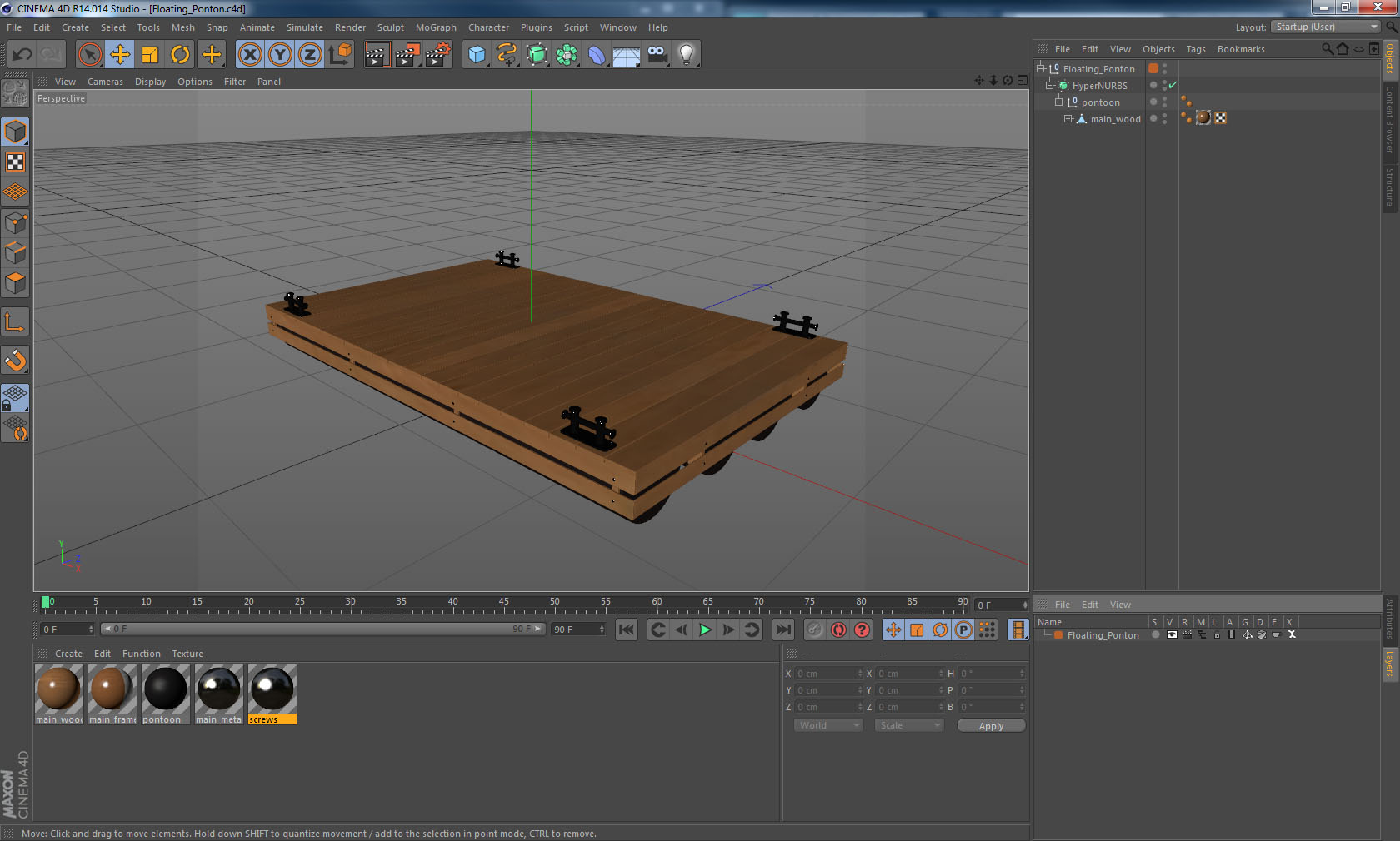 3D Floating Pontoon